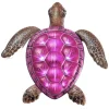 Skildpadde Vægskilt Have Ornament 30,3x28x1,8cm - Rød