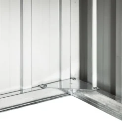 Skure & Redskabsskure - Living garage til robotplæneklipper 92x97x63 cm galvaniseret stål brun