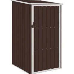 Skure & Redskabsskure - Living haveskur 87x98x159 cm galvaniseret stål brun
