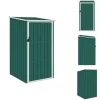 Skure & Redskabsskure - Living haveskur 87x98x159 cm galvaniseret stål grøn