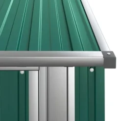 Skure & Redskabsskure - Living haveskur 118,5x97x209,5 galvaniseret stål grøn