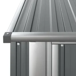 Skure & Redskabsskure - Living haveskur 180,5x97x209,5 galvaniseret stål grå