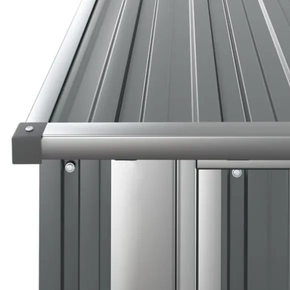 Skure & Redskabsskure - Living haveskur 180,5x97x209,5 galvaniseret stål grå