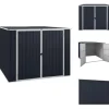 Skure & Redskabsskure - Living haveskur 195x198x159 cm galvaniseret stål antracitgrå
