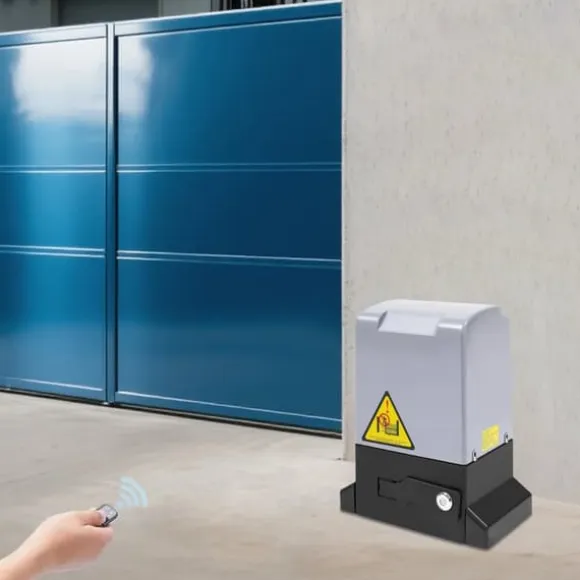 Skydeportåbner, automatisk portmotor, 750 W, 1600 kg kapacitet, fjernbetjening, automatisk indstilling