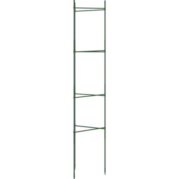 Slidstærkt espalier til tomater - Justerbart 2 stk. | Stål & PP | Højde: 154 cm