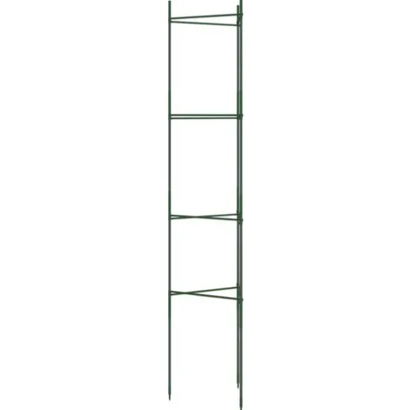 Slidstærkt espalier til tomater - Justerbart 2 stk. | Stål & PP | Højde: 154 cm