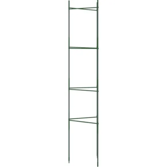 Slidstærkt espalier til tomater - Justerbart 2 stk. | Stål & PP | Højde: 154 cm