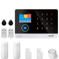 Smart Alarm System, Multi-Channel Alerts, Nem Installation,B, EU stik