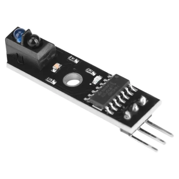 Smart Car Infrared Reflection Tracking Sensor Module - 3st (svart/vit linjedetektion, 1-kanal)