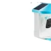 Smart Fugl Foderautomat, 2K HD Kamera, Solcelledrevet, 2L Kapacitet,Blå