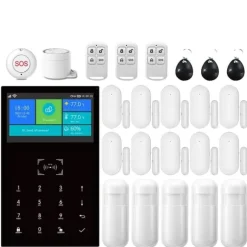 Smart Home Alarm System, App Kontrol, 99 Zone Support,4G-F, EU stik