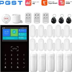 Smart Home Alarm System, App Kontrol, 99 Zone Support,4G-F, EU stik
