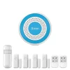 Smart Home Alarm System, Trådløs Forbindelse, App-Styret,WiFi Alarm Kit G, EU Stik