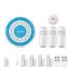 Smart Home Alarm System, Trådløs Forbindelse, App-Styret,WiFi Alarm Kit D, EU Stik
