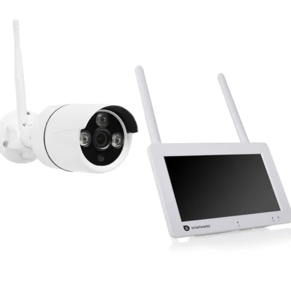 Smartwares Trådlös övervakningskamera 1080p 7 skärm + app
