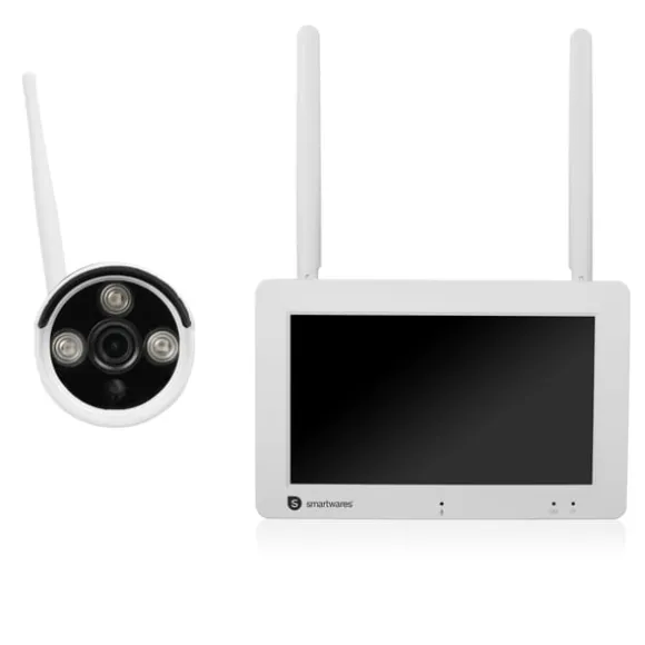 Smartwares Trådlös övervakningskamera 1080p 7 skärm + app