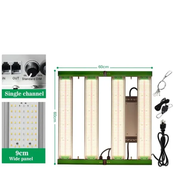 SMD3030 LED Vækstlys, Fuldt Spektrum, Dæmpbart,Enkelt Kanal