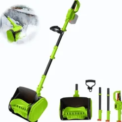 Sneblæser, 30 cm ryddevej, 8 m kastafstand,Ingen batteri, EU, Elektrisk