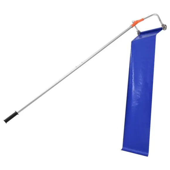 Sneskraber til Tag - Teleskopisk Tagsneskraber - 1,25–5,24 m Justerbar - 27 cm Aluminiumsblad - Hjul og Glideskinne - Til Sne, Blade og Affald