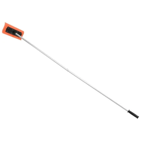 Snetagsrive - Tagskraber - Skumblad 45 cm - Teleskopskaft 2,25–5,62 m - Skridsikkert håndtag - Letvægts design - Til sne, blade og affald