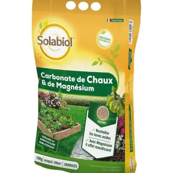 SOLABIOL SOCHAUX10 Calcium og magnesiumcarbonat 10 kg, effektiv