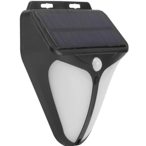 Solar Alarm Lampe Vandtæt Menneskekrops Induktionslys til Udendørs Have Gård Lagerhegn