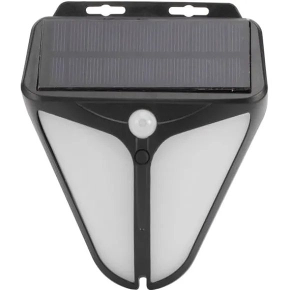 Solar Alarm Lampe Vandtæt Menneskekrops Induktionslys til Udendørs Have Gård Lagerhegn