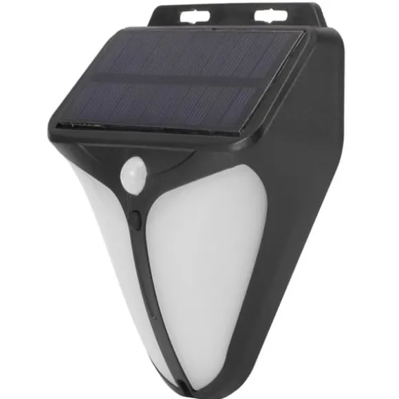 Solar Alarm Lampe Vandtæt Menneskekrops Induktionslys til Udendørs Have Gård Lagerhegn