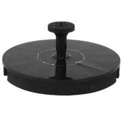 Solar flydende springvand til fuglebad dam akvarium pool - lav støj, multi dyser, vandtæt - 5V