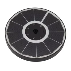 Solar Fountain Light med 8 dyser 3,5W 900mAh Farverig Kraftfuld Solar Fuglebadefontæner til Fuglebad Have Gennemsigtigt mundstykke
