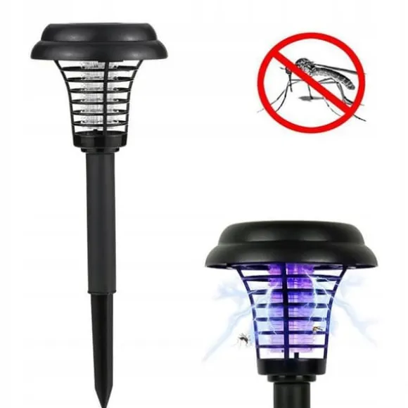 SOLAR LAMPE INSEKTICIDMIDDEL 2-i-1 TIL MYG OG FLUGER DEKORATIV UV NoBzzz