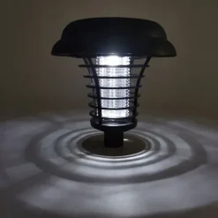 SOLAR LAMPE INSEKTICIDMIDDEL 2-i-1 TIL MYG OG FLUGER DEKORATIV UV NoBzzz