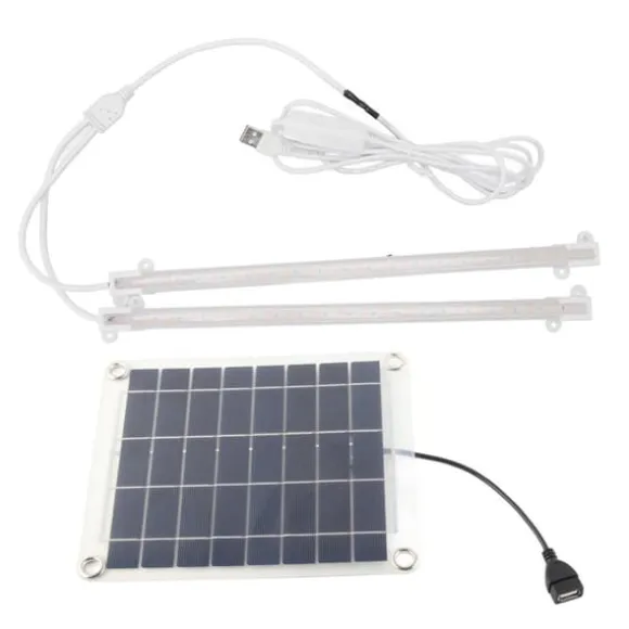 Solar Plant Grow Light LED Plant Grow Light Strip för balkong Växthus Örter Grönsaker Blommor 20W