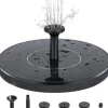 Solar springvandspumpe 13 cm, flydende vandpumpe 210 l/t, vandtæt til fuglebad og pool
