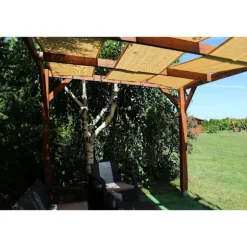 Solbeskyttelsesliste til pavillon HDPE 0,4x5 Grå
