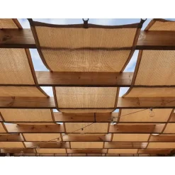 Solbeskyttelsesliste til pavillon HDPE 0,4x5 Grå