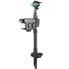 Solcelledrevet dyreskræmmer - Bevægelsessensor sprinkler - 0–270° sprayvinkel - 120° sensor - 5 s vandstød - 10/20/30 min vanding - 3–8 bar