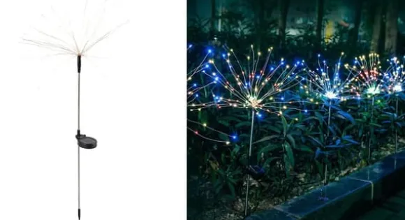 Solcellehavelampe DANDELION 120 LED HIT GARDEN RGB 2x JUL
