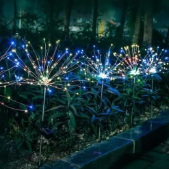 Solcellehavelampe DANDELION 120 LED HIT GARDEN RGB 2x JUL
