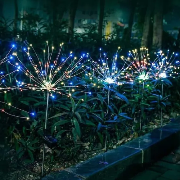 Solcellehavelampe DANDELION 120 LED HIT GARDEN RGB 2x JUL