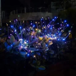 Solcellehavelampe DANDELION 120 LED HIT GARDEN RGB 2x JUL