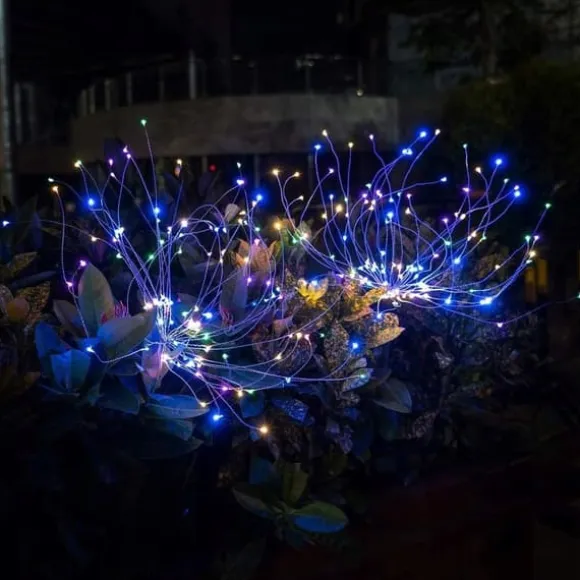 Solcellehavelampe DANDELION 120 LED HIT GARDEN RGB 2x JUL