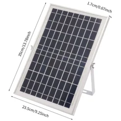Solcellepumpe - Fontæne- og vandfaldspumpe - 10 W - 1000 l/h - Havedam og springvand - Hvid