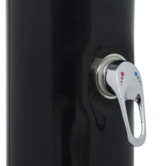 Soldrevet udendørs bruser - Solbruser 20L | Farve: Sort | Størrelse: 214 cm
