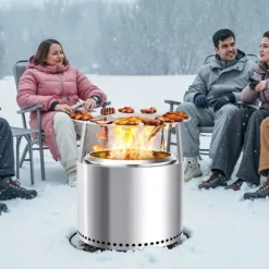 Solo-komfur Yukon 685,8 mm, Bålpladsvarmeafviser, rustfrit stål
