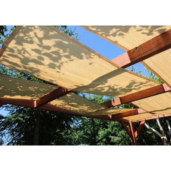 Solskærmsbælte til pavillon HDPE 0,4x5 Sand