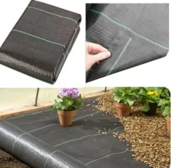 Sort dækningstekstil 100 g 1,6 m x 10 m