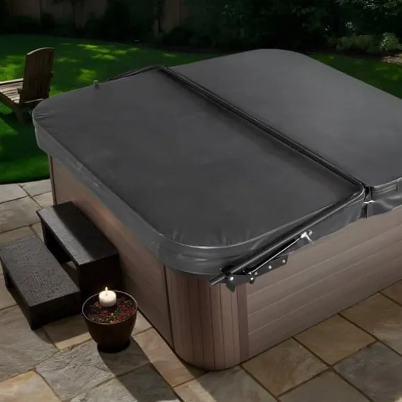Spa Cover Lift, Justerbar Hydraulisk, Bredde 69" - 96,5", Monteret på Begge Sider, Ideel til Forskellige Hot Tubs