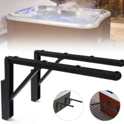 Spa cover-løfter - Hot Tub Cover Lifter / Spa Cover Roller - Universal pasform til flere størrelser og former - Fritstående - 2-pak - Rosa